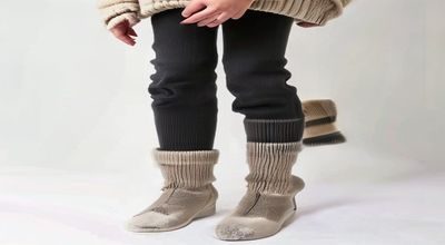 加绒保暖厚款连裤袜，120旦超厚绒面，适合冬季丝袜妈妈保暖穿搭，画面温暖舒适